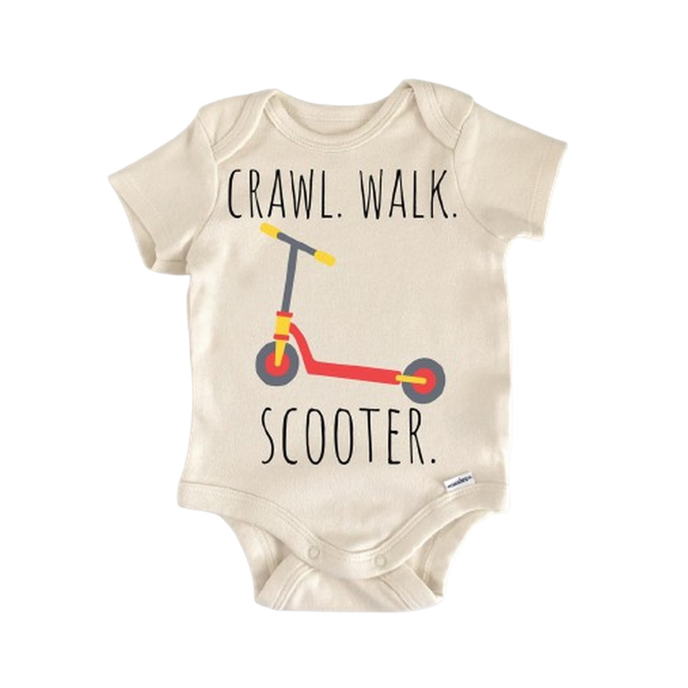 Scooter Toy - Baby Boy Girl Clothes Infant Bodysuit Funny Cute Newborn-0