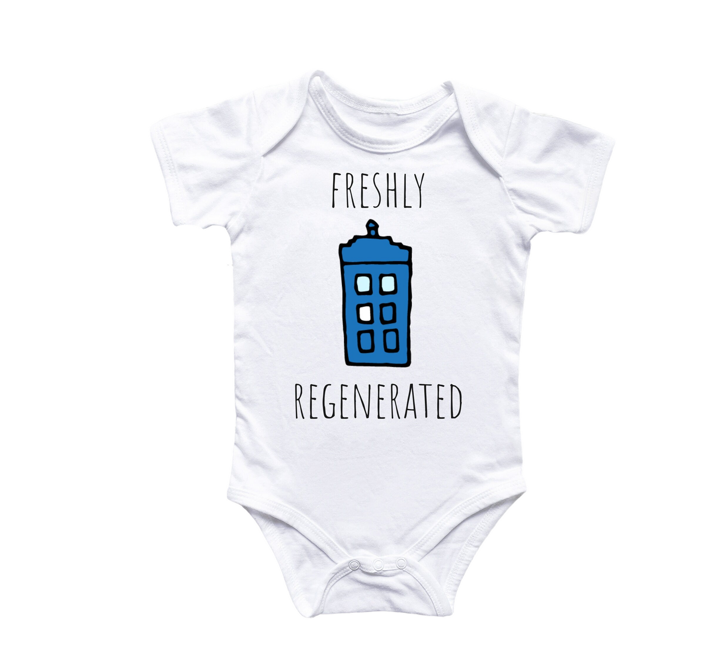 Police Box Time Travel - Baby Boy Girl Clothes Infant Bodysuit Funny Cute Newborn-0