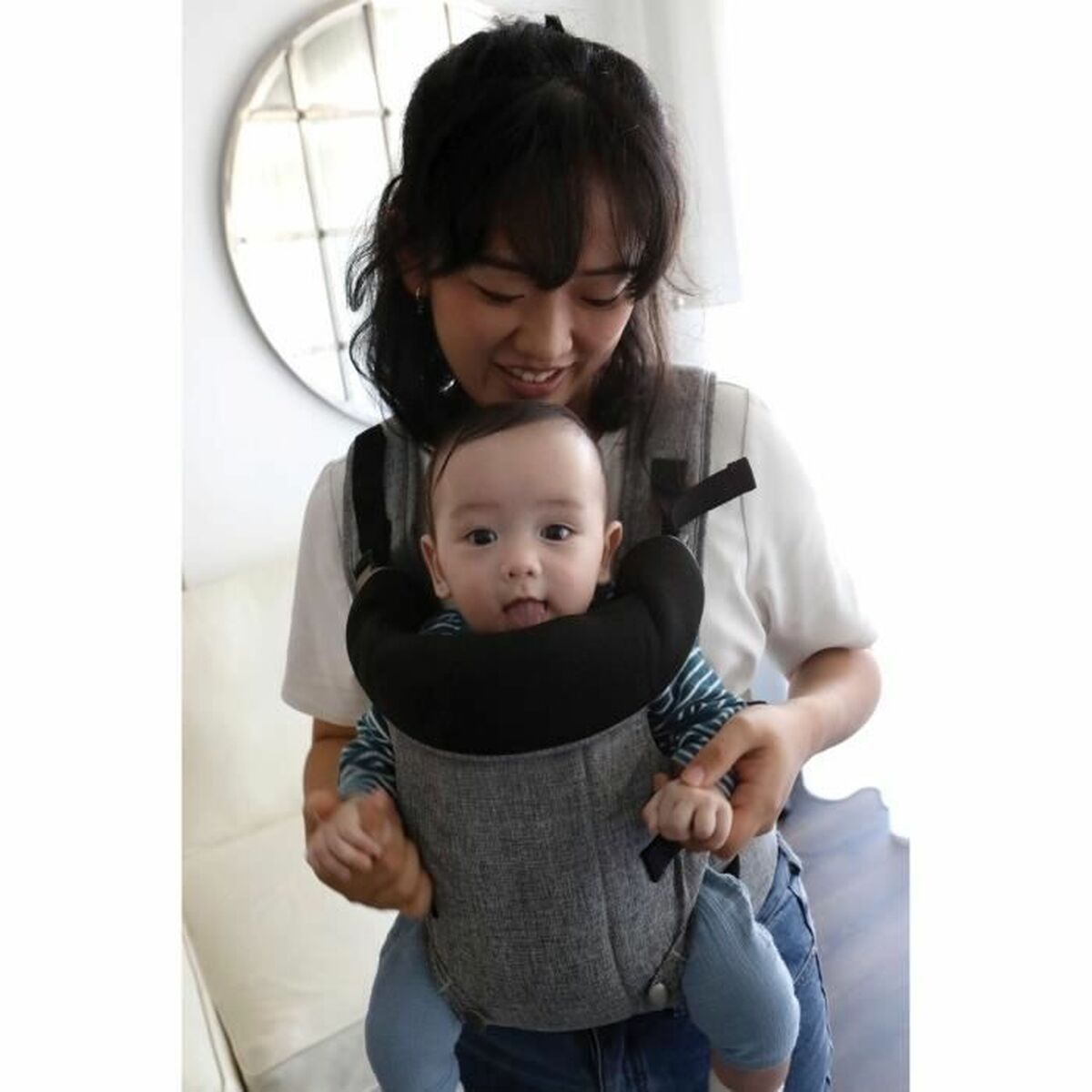 Baby Carrier Backpack Dreambaby 3-1 Journey Adjustable Baby Carrier Grey 15 kg-4