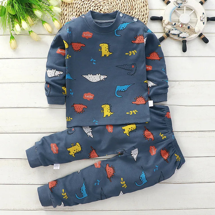 Two Piece Cotton Pajamas multivariant-16