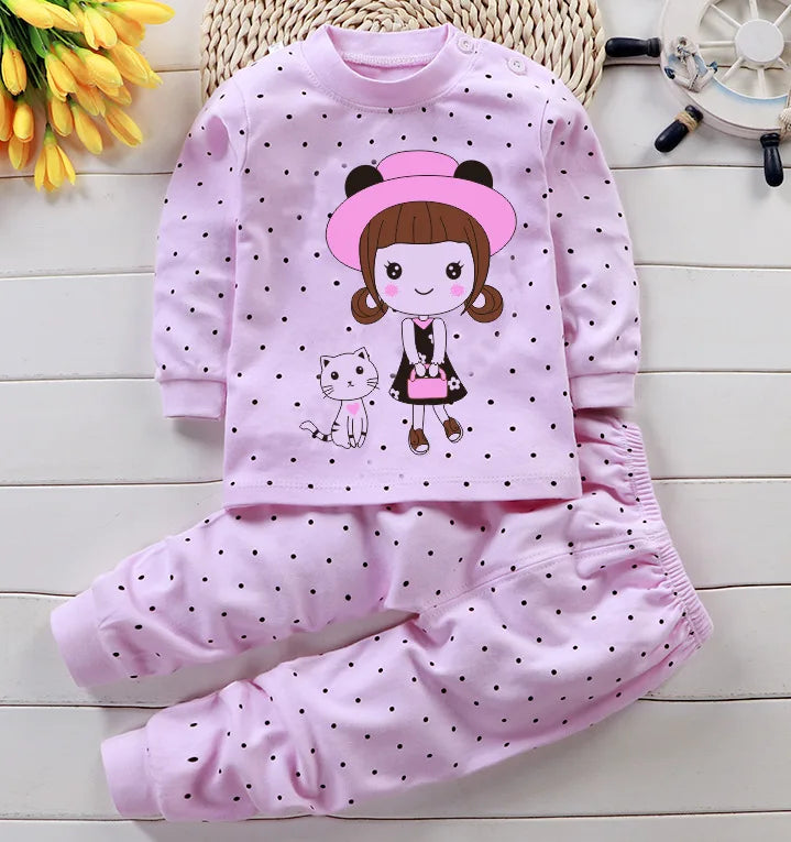 Two Piece Cotton Pajamas multivariant-1