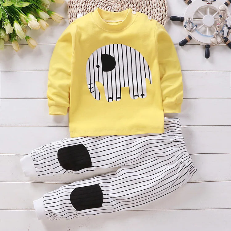 Two Piece Cotton Pajamas multivariant-2
