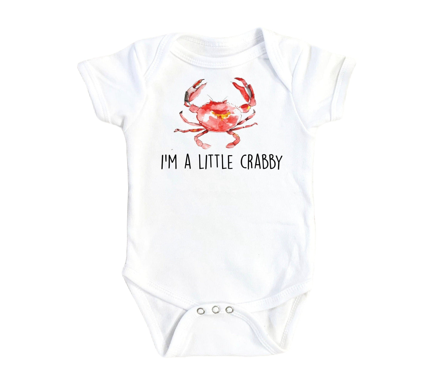 Crabby Crab - Baby Boy Girl Clothes Infant Bodysuit Funny Cute Newborn-0