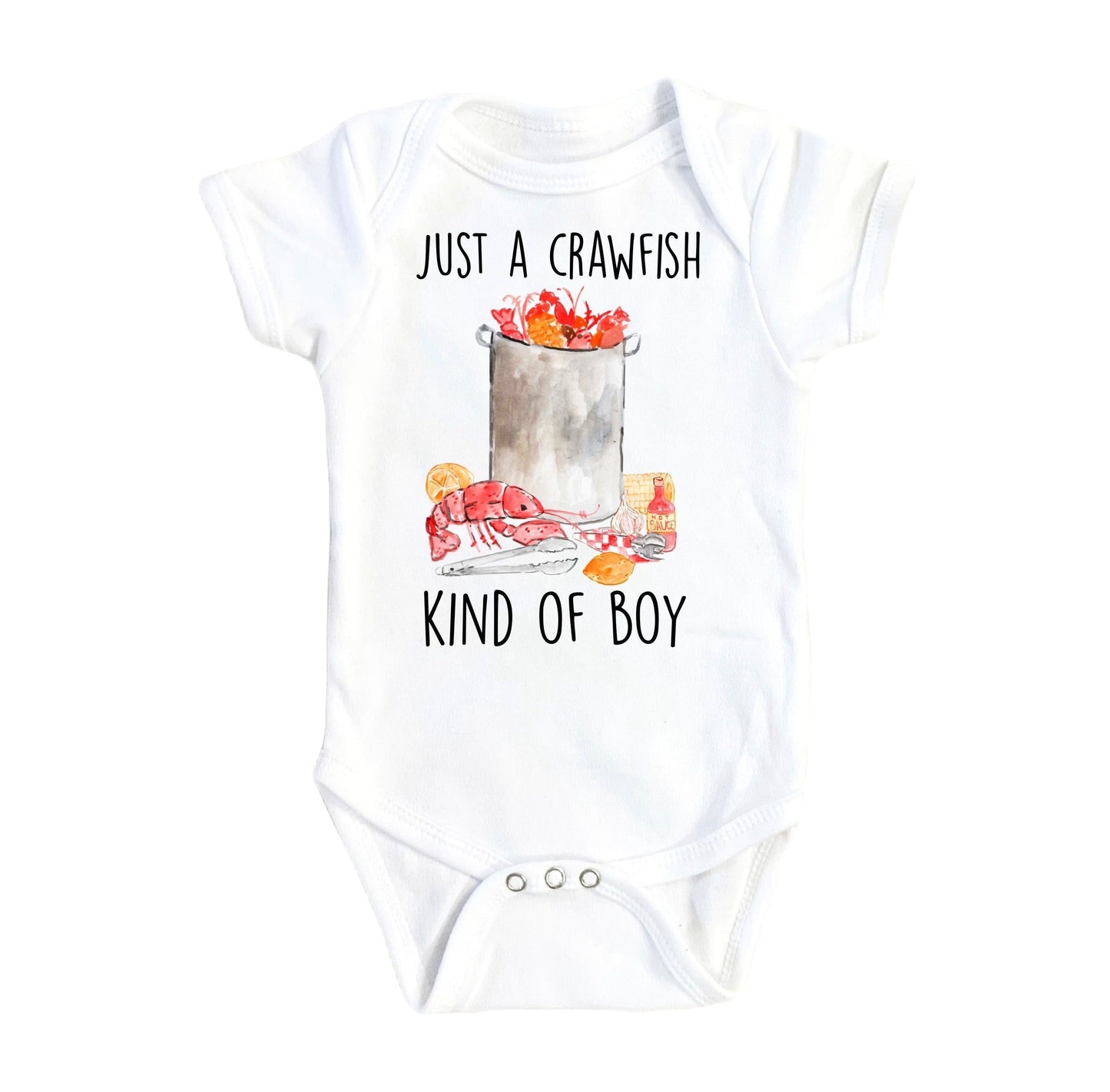 Crawfish Boy - Baby Boy Girl Clothes Infant Bodysuit Funny Cute Newborn-0
