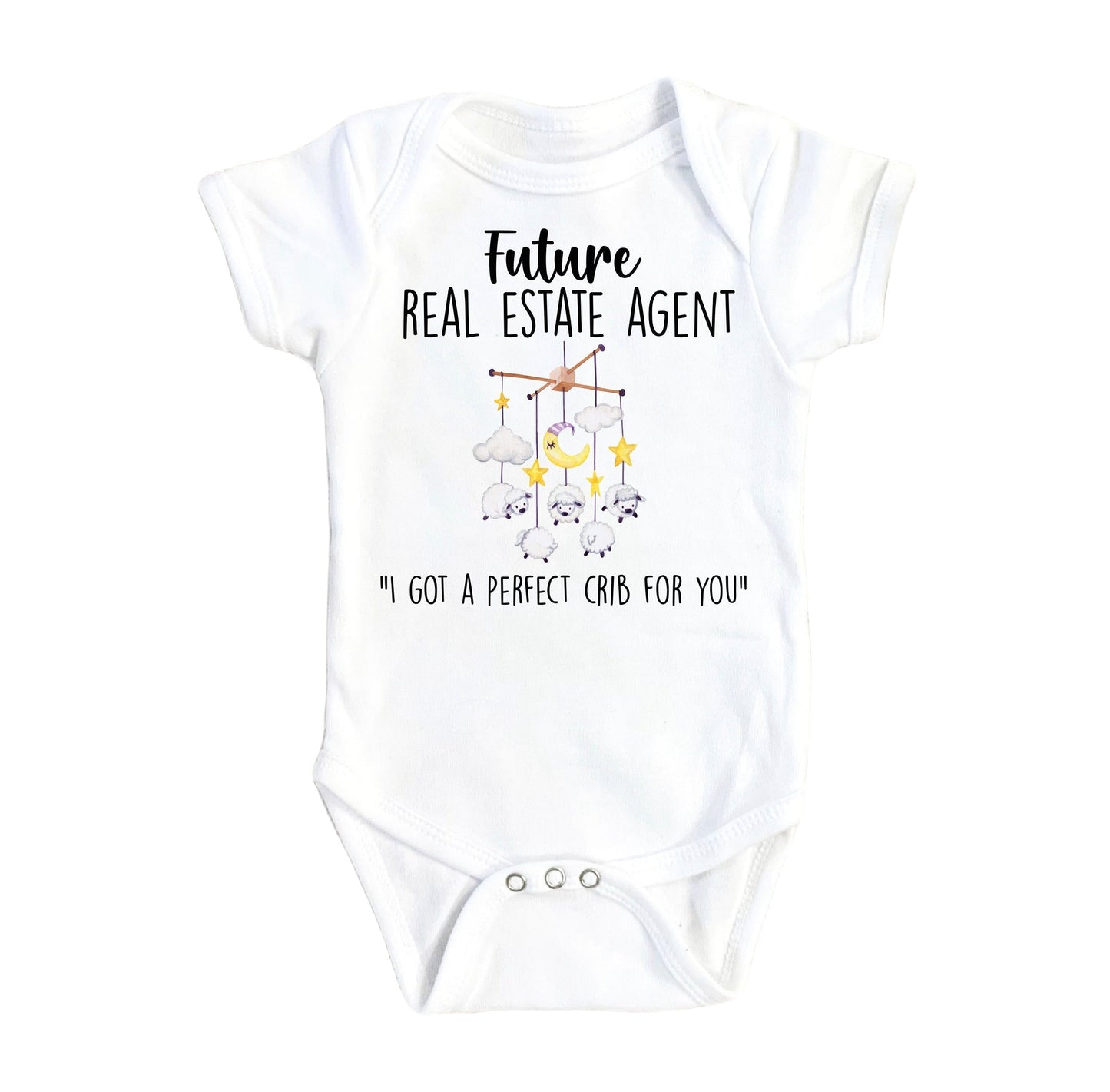Real Estate - Baby Boy Girl Clothes Infant Bodysuit Funny Cute Newborn 1B-0