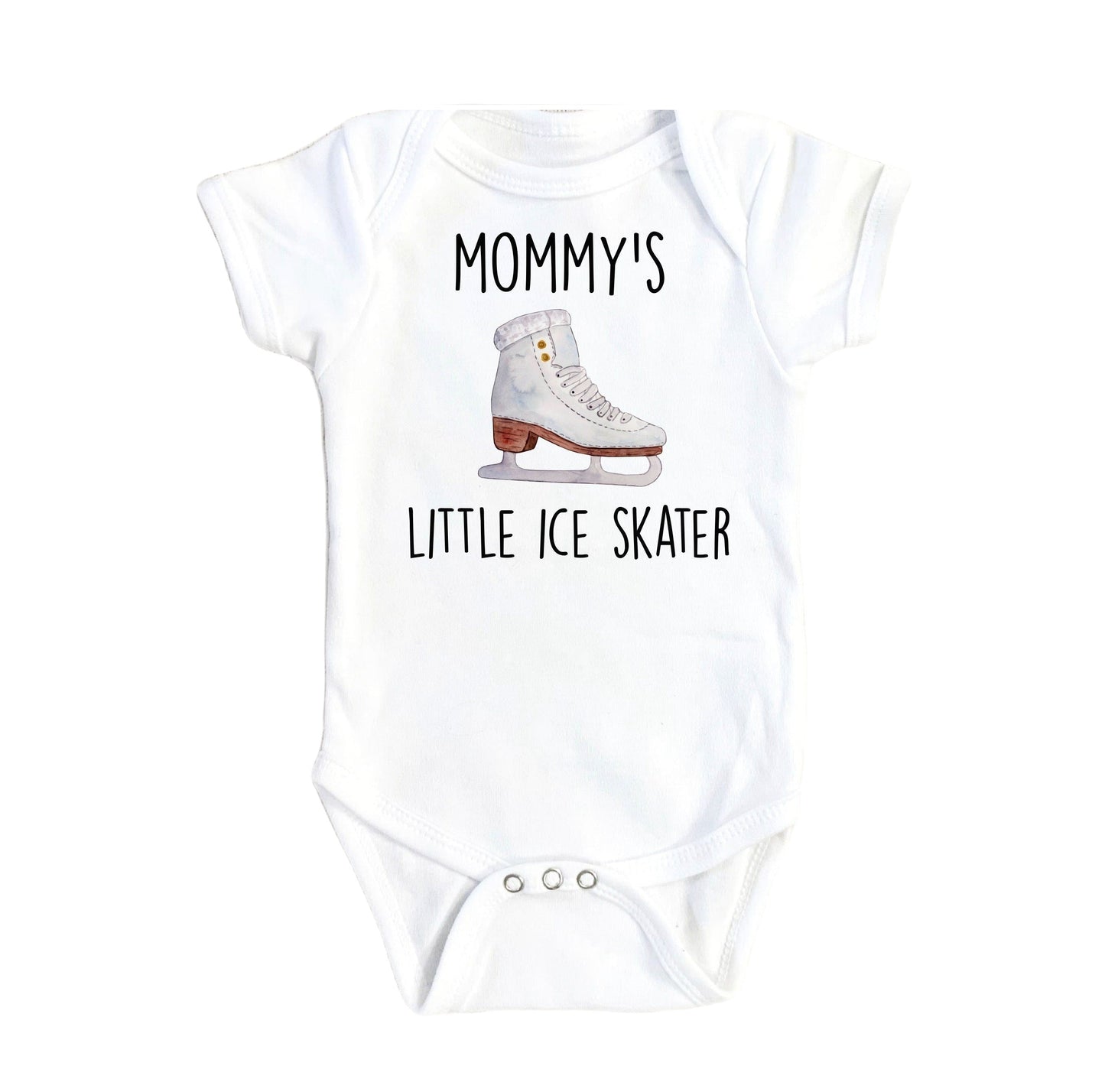 Ice Skater Mommy - Baby Boy Girl Clothes Infant Bodysuit Funny Cute Newborn-0