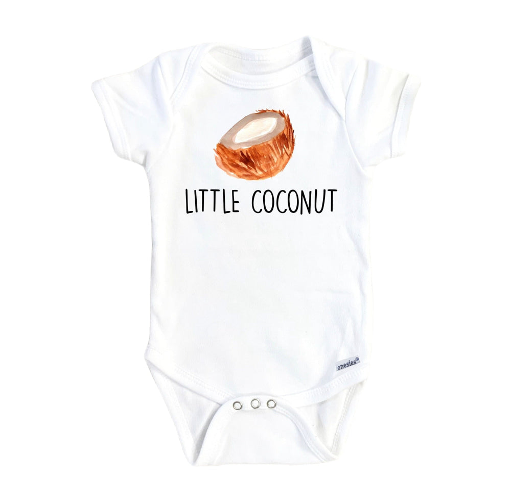 Little Coconut Onesie® Baby Boy Girl Clothes Infant Bodysuit Funny Cute Newborn-0