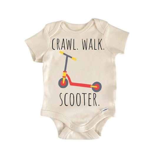 Scooter Toy - Baby Boy Girl Clothes Infant Bodysuit Funny Cute Newborn-0