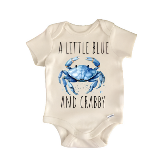 Blue Crab - Baby Boy Girl Clothes Infant Bodysuit Funny Cute Newborn-0