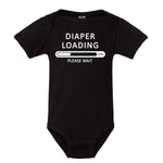 Diaper Loading Please Wait Baby/Toddler Onesie-0