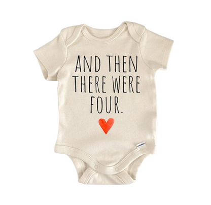 4th Baby Pregnancy Announcement - Baby Boy Girl Clothes Infant Bodysuit Funny Cute-0