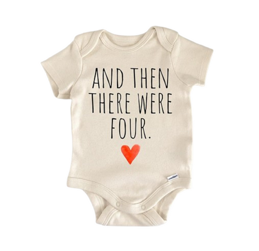 4th Baby Pregnancy Announcement - Baby Boy Girl Clothes Infant Bodysuit Funny Cute-0