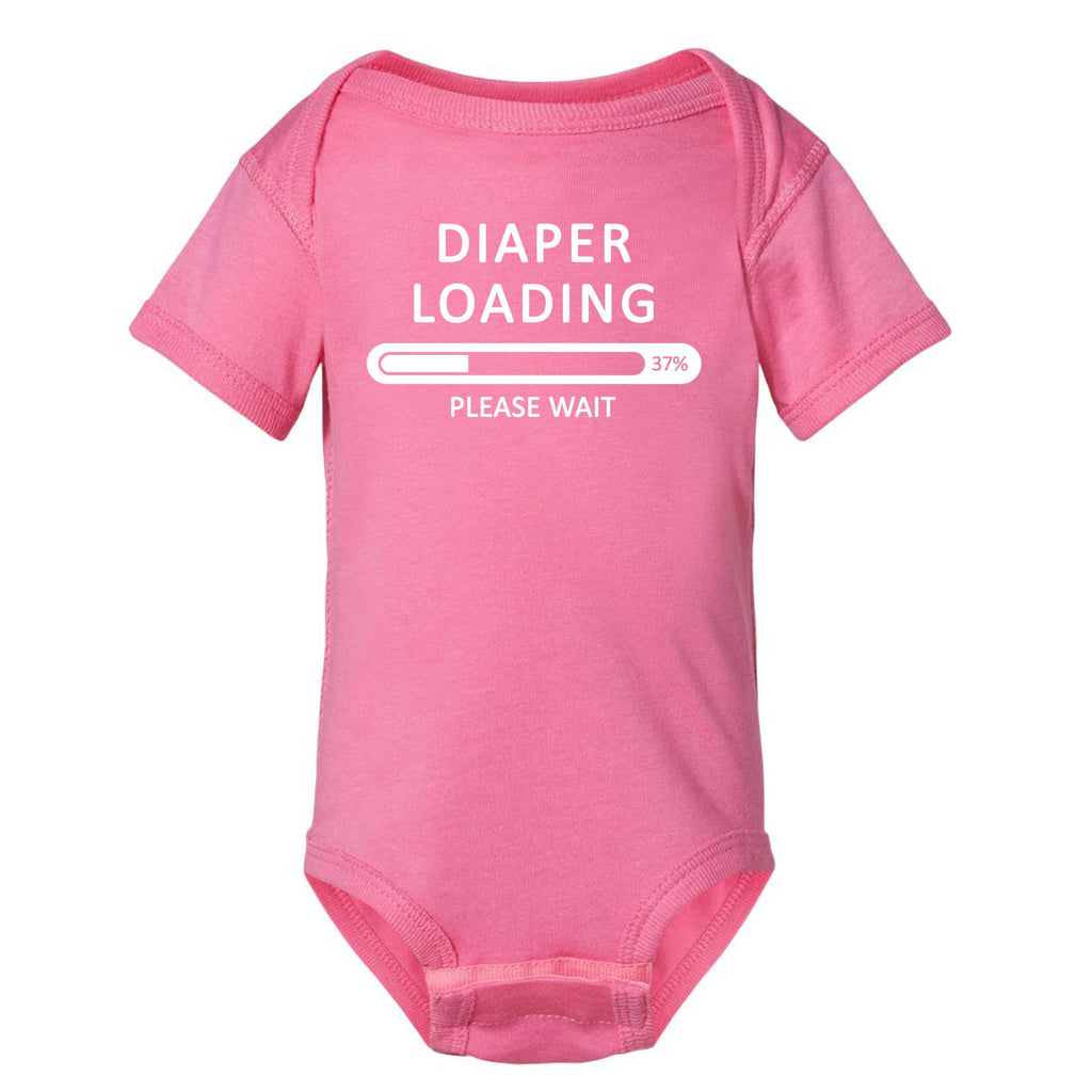 Diaper Loading Please Wait Baby/Toddler Onesie-1