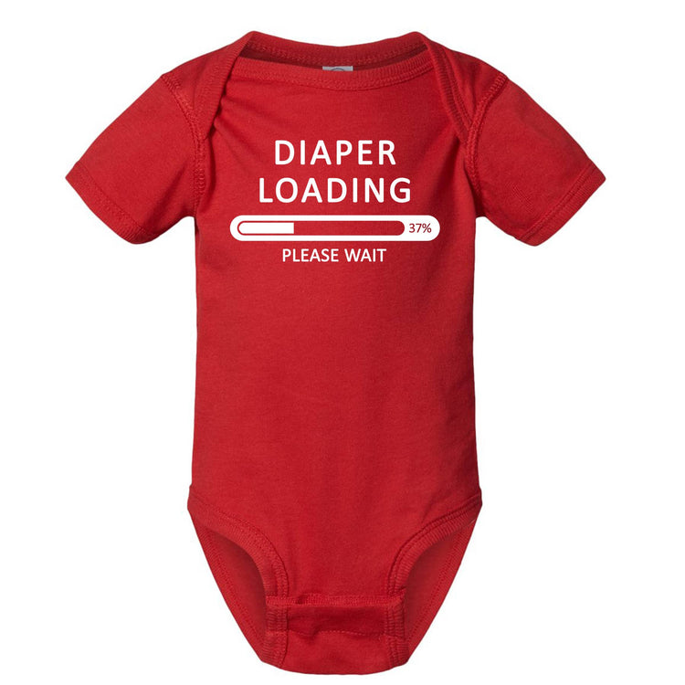 Diaper Loading Please Wait Baby/Toddler Onesie-2