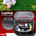 GillyGro Pro | 5-in-1 Parent Backpack with Inbuilt Booster & 13" Laptop Pocket-4