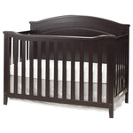 SF Home Espresso Solid Wood Convertible Crib - Toddler Bed Sold Separately-0
