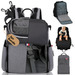 GillyGro Pro | 5-in-1 Parent Backpack with Inbuilt Booster & 13" Laptop Pocket-5