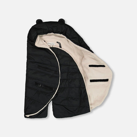 Snugly Baby Wrap Designed For Car Seat And Stroller Black-0