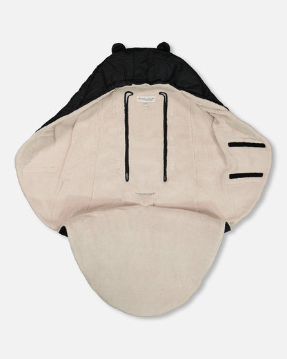 Snugly Baby Wrap Designed For Car Seat And Stroller Black-2