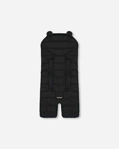 Snugly Baby Wrap Designed For Car Seat And Stroller Black-3