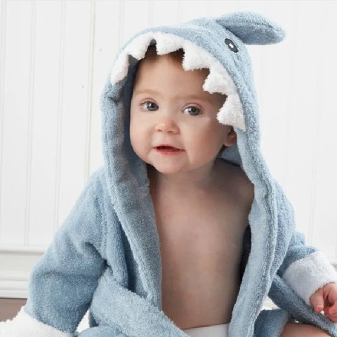 Bathrobe baby animal shape-0
