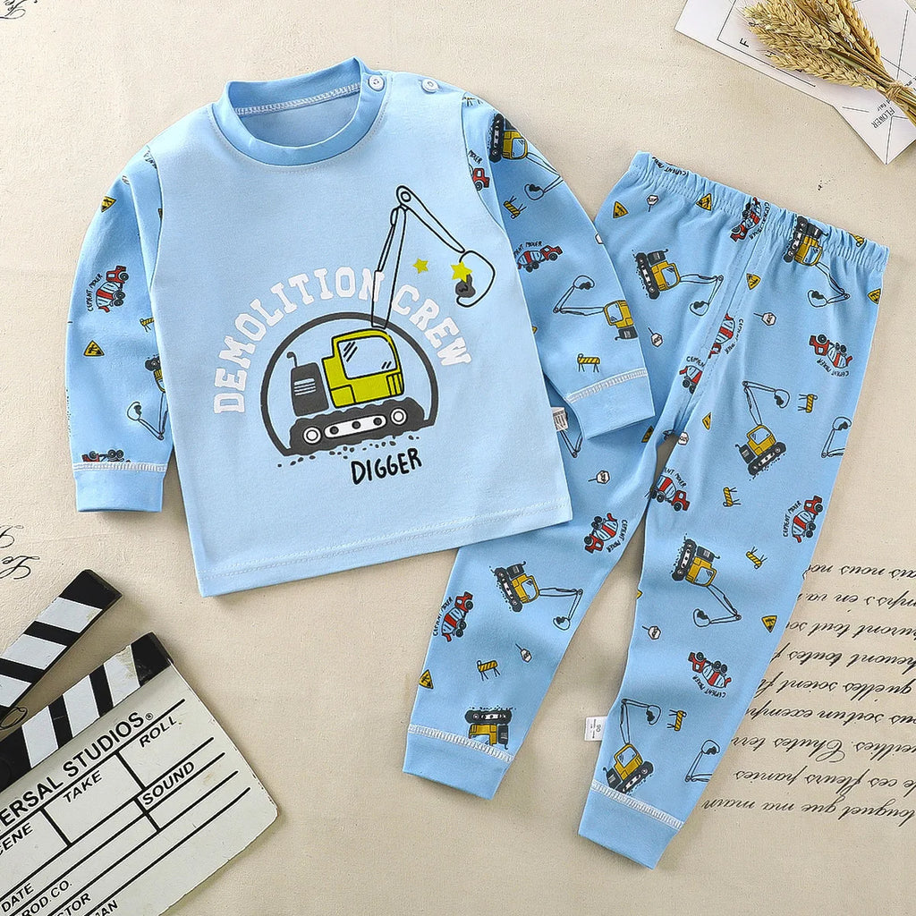 Two Piece Cotton Pajamas multivariant-11