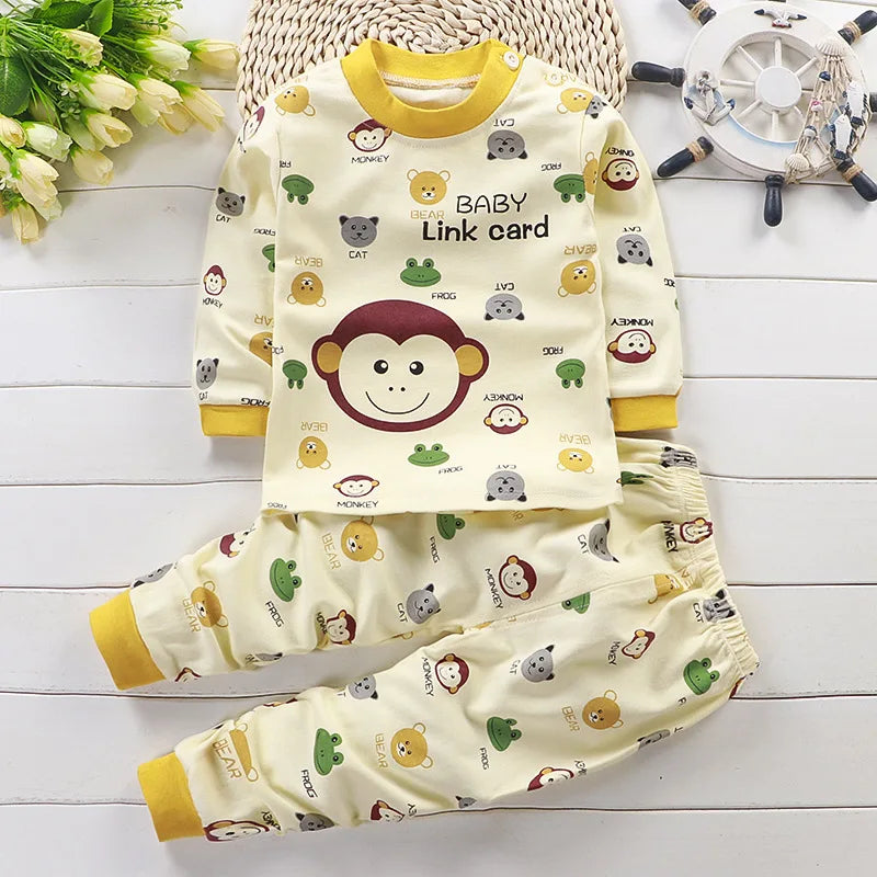 Two Piece Cotton Pajamas multivariant-5