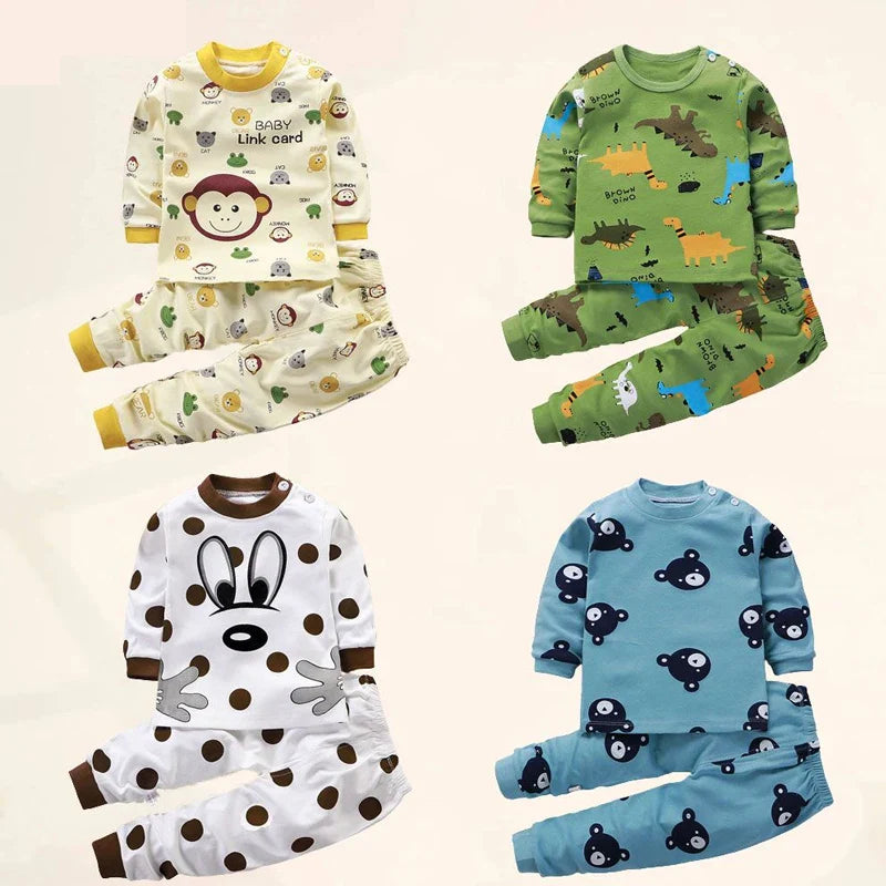 Two Piece Cotton Pajamas multivariant-0