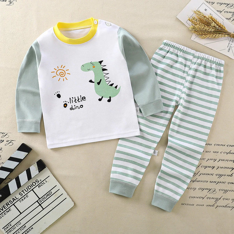Two Piece Cotton Pajamas multivariant-3