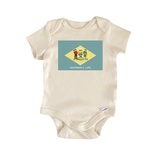 Delaware - Baby Boy Girl Clothes Infant Bodysuit Funny Cute-0