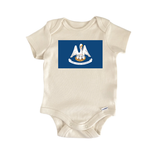 Louisiana  - Baby Boy Girl Clothes Infant Bodysuit Funny-0