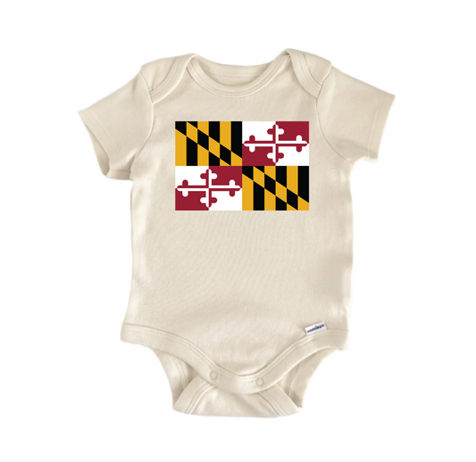 Maryland  - Baby Boy Girl Clothes Infant Bodysuit Funny Cute-0