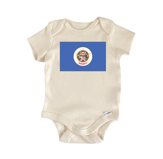 Minnesota  - Baby Boy Girl Clothes Infant Bodysuit Funny Cute-0