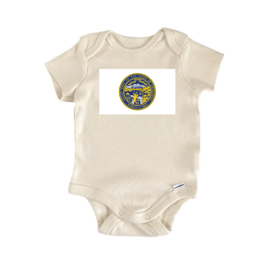 Nebraska - Baby Boy Girl Clothes Infant Bodysuit Funny Cute-0