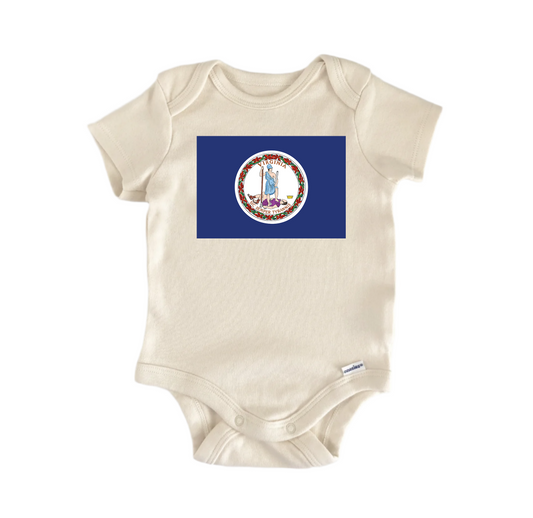 Virginia - Baby Boy Girl Clothes Infant Bodysuit Funny Cute-0