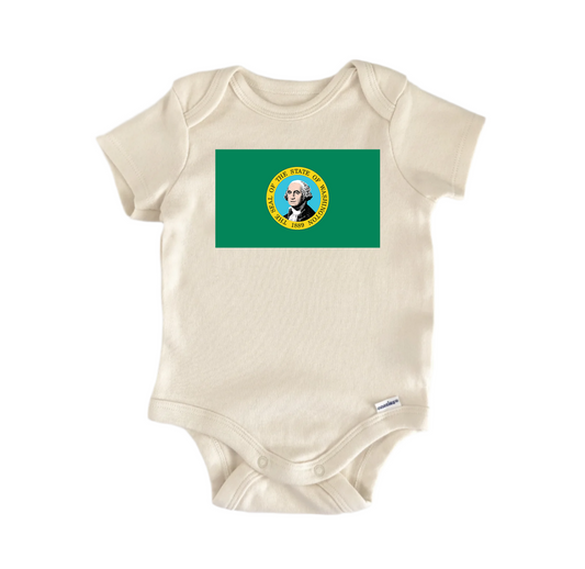 Washington - Baby Boy Girl Clothes Infant Bodysuit Funny Cute-0