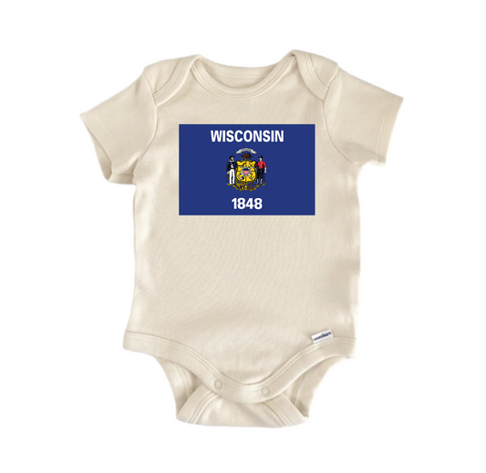 Wisconsin - Baby Boy Girl Clothes Infant Bodysuit Funny Cute-0