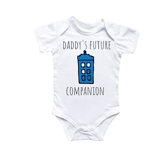 Police Box Time Travel - Baby Boy Girl Clothes Infant Bodysuit Funny Cute Newborn  3-0