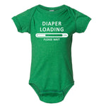 Diaper Loading Please Wait Baby/Toddler Onesie-4