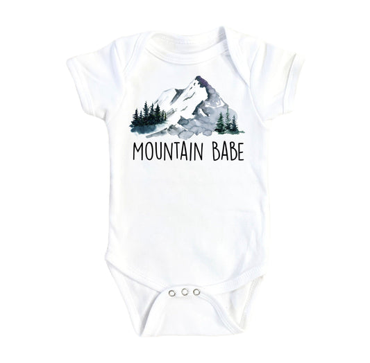 Mountain Babe - Baby Boy Girl Clothes Infant Bodysuit Funny Cute Newborn-0