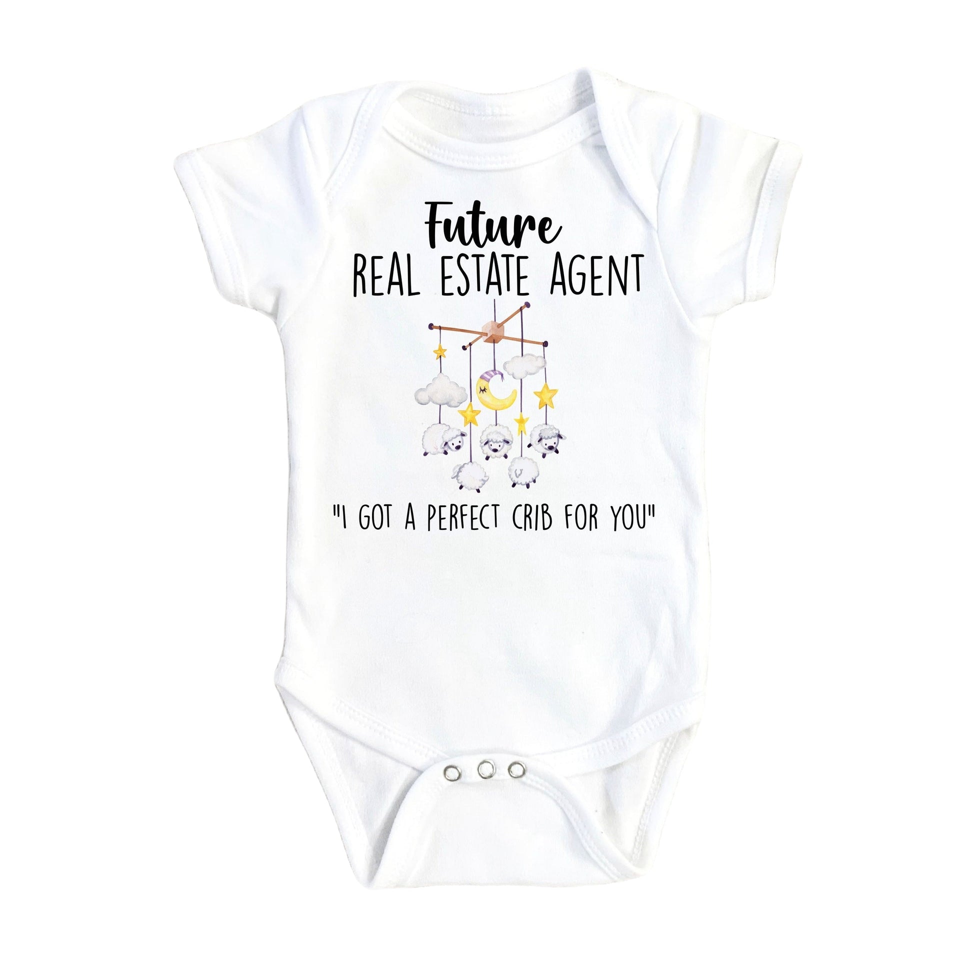 Real Estate - Baby Boy Girl Clothes Infant Bodysuit Funny Cute Newborn 1B-0