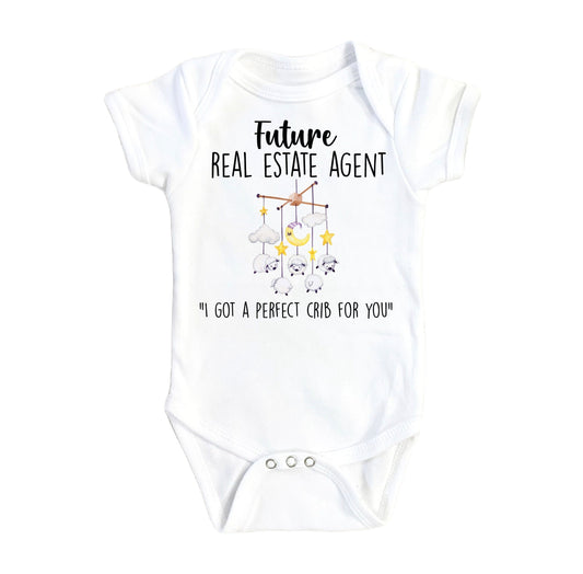 Real Estate - Baby Boy Girl Clothes Infant Bodysuit Funny Cute Newborn 1B-0
