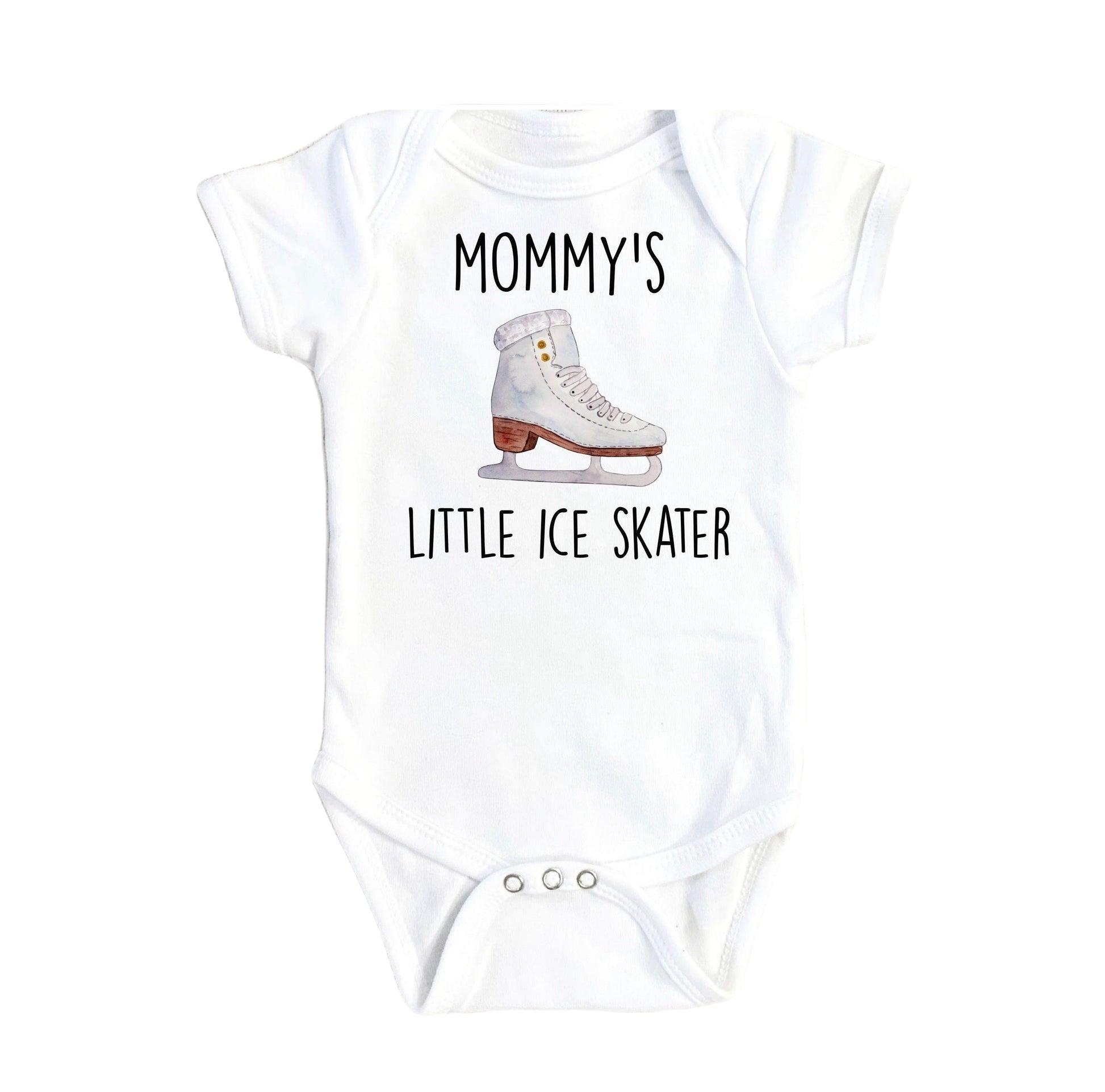 Ice Skater Mommy - Baby Boy Girl Clothes Infant Bodysuit Funny Cute Newborn-0