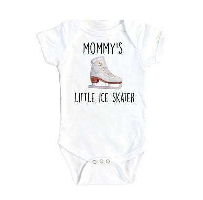 Ice Skater Mommy - Baby Boy Girl Clothes Infant Bodysuit Funny Cute Newborn-0