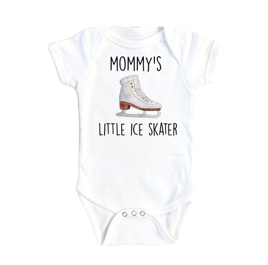Ice Skater Mommy - Baby Boy Girl Clothes Infant Bodysuit Funny Cute Newborn-0