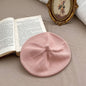 Infant Baby Girls Solid Knitting Caps-7